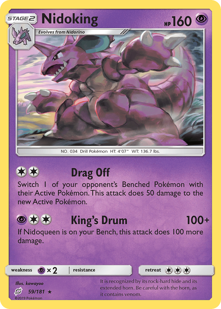 Nidoking Reverse Foil 