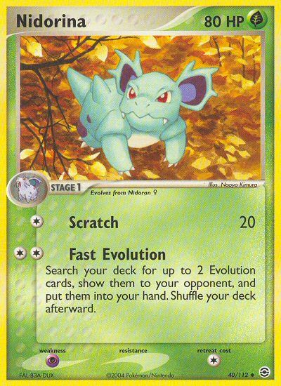 Nidorina Refractor Reverse Foil 