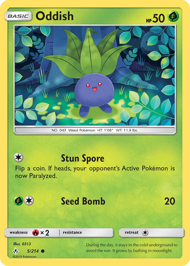 Oddish Reverse Foil 