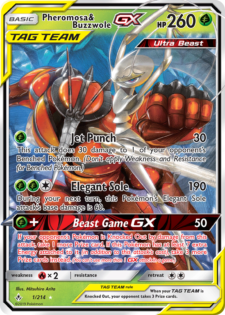 Pheromosa &amp; Buzzwole GX 