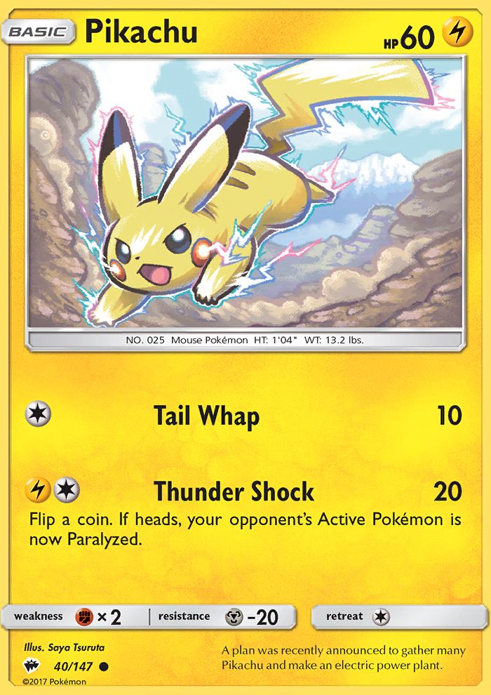 Pikachu Reverse Foil 