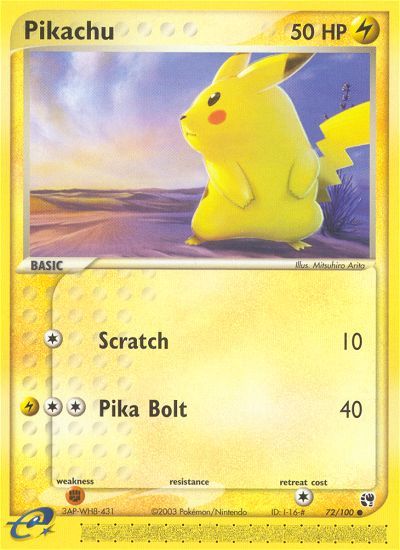 Pikachu Reverse Foil 