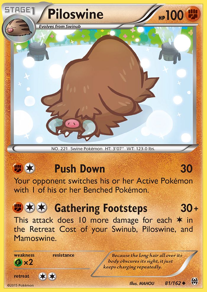 Piloswine Reverse Foil 