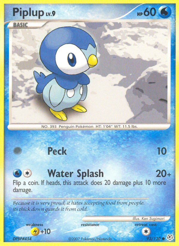 Piplup-Reverse Holo Reverse Holo 