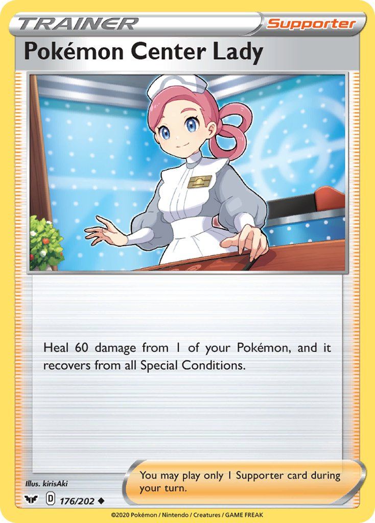 Pokemon Center Lady Reverse Foil 