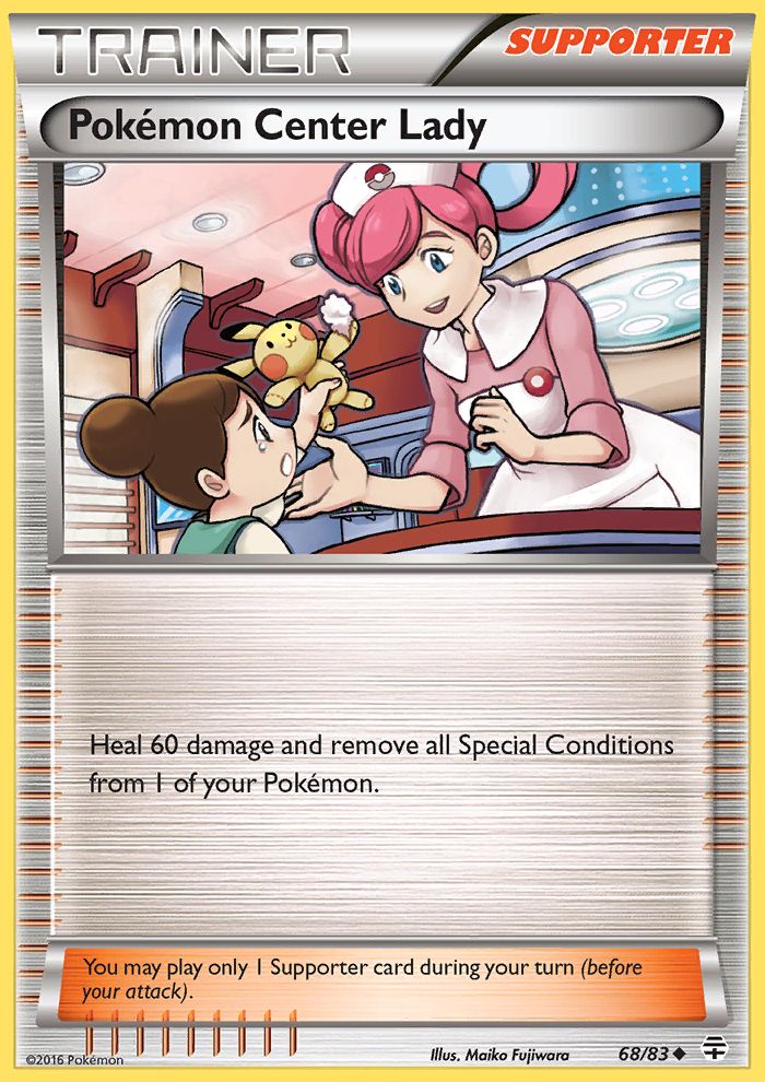 Pokemon Center Lady Reverse Foil 