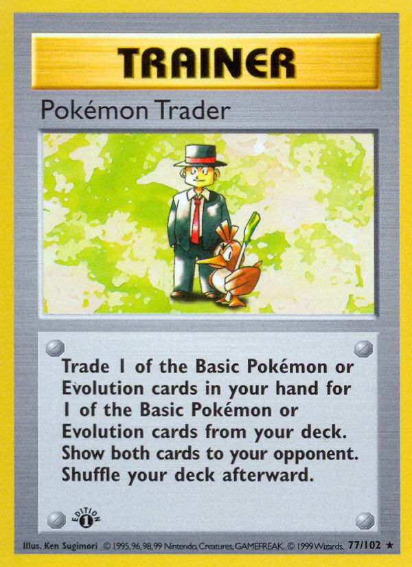 Pokemon Trader 1st Edition 