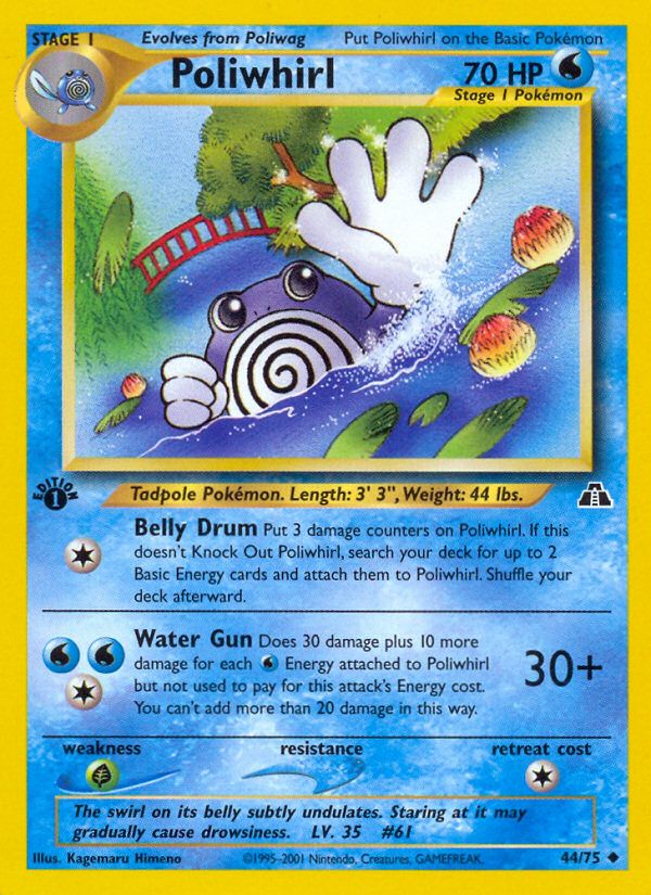 Poliwhirl 1st Edition 