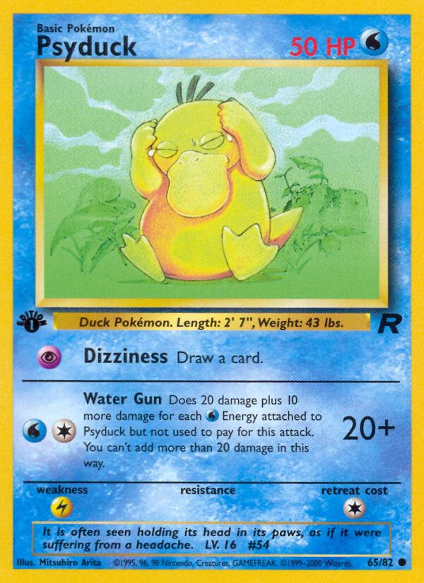 Psyduck 1st Edition 