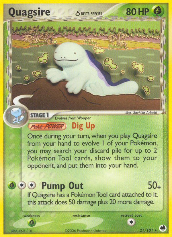 Quagsire Reverse Foil 