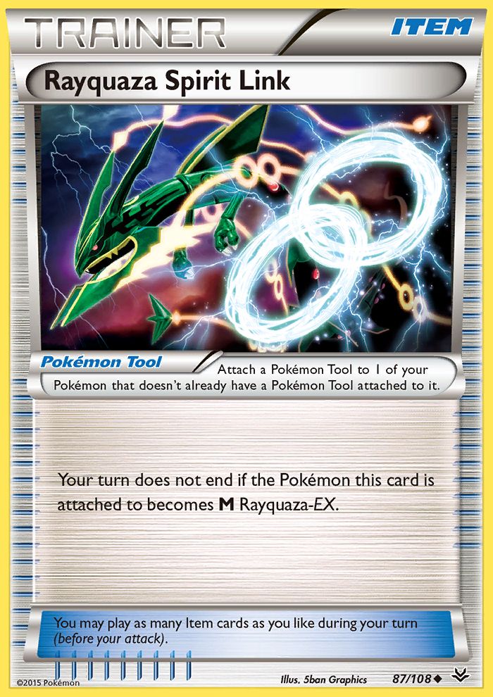 Rayquaza Spirit Link Reverse Holo 