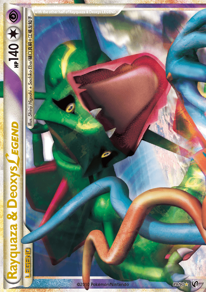 Rayquaza &amp; Deoxys Legend Holo