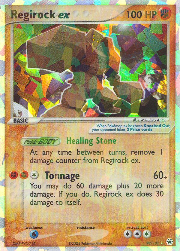 Regirock EX Holo