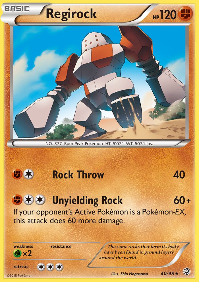 Regirock-Reverse Holo Reverse Holo 