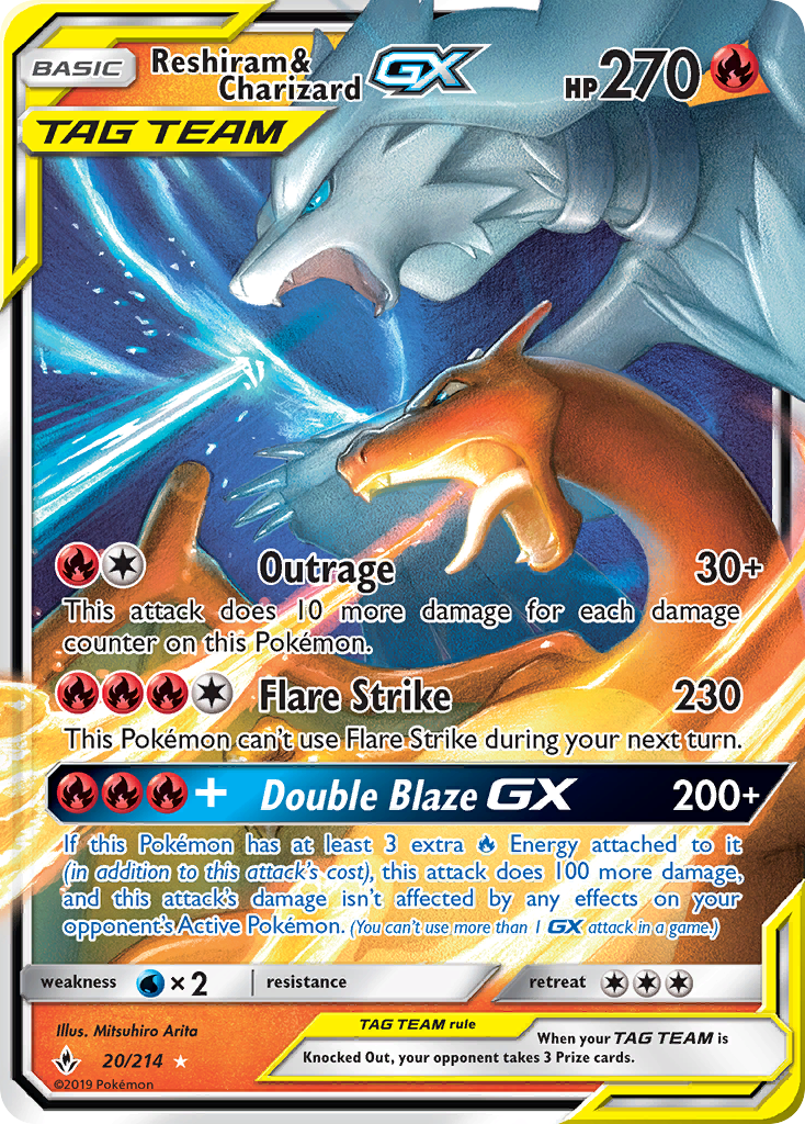 Reshiram &amp; Charizard GX 