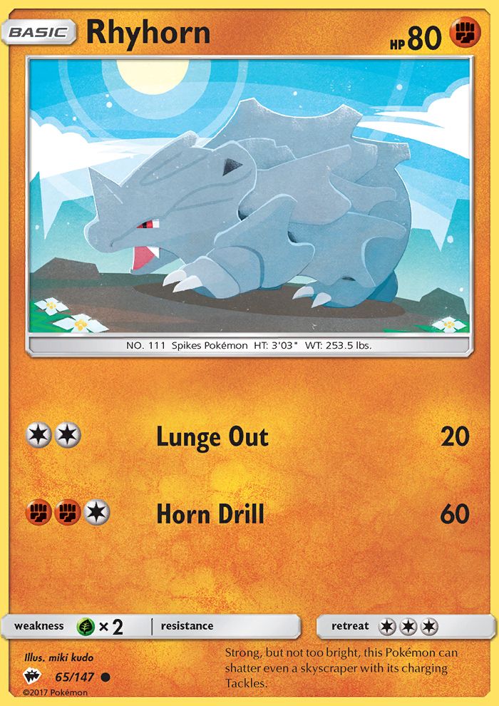 Rhyhorn Reverse Foil 