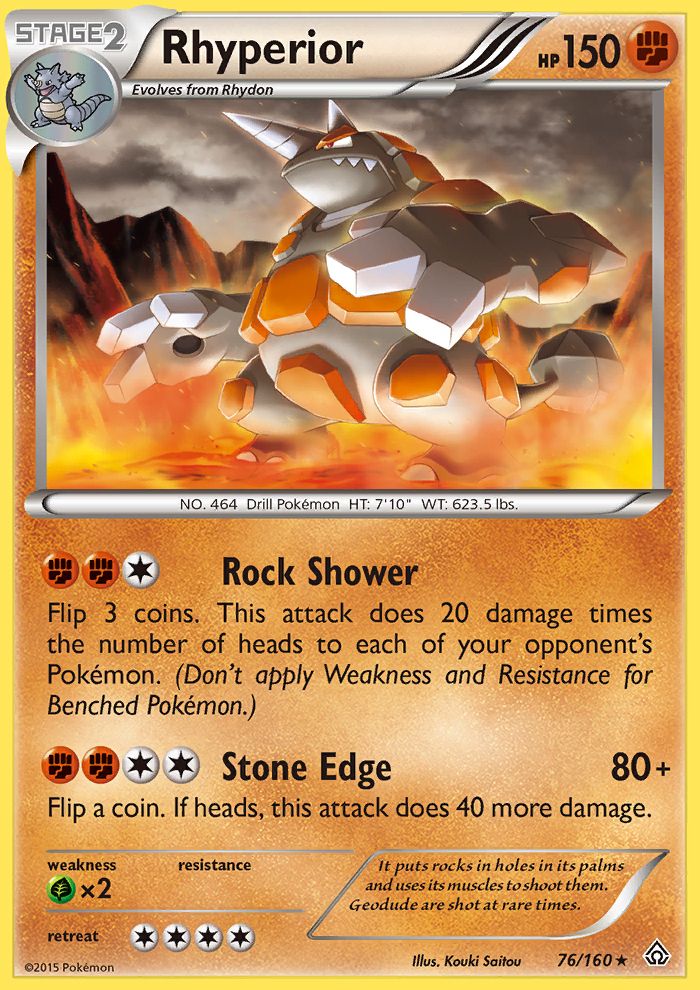 Rhyperior-Reverse Holo Reverse Holo 