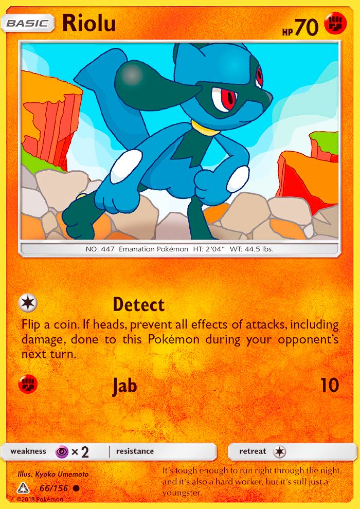 Riolu Reverse Foil 