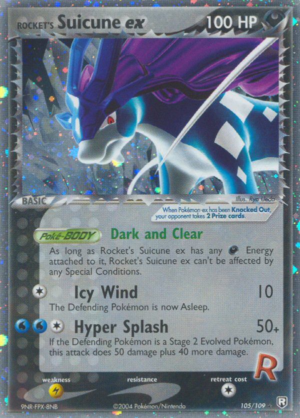 Rocket's Suicune EX Holo