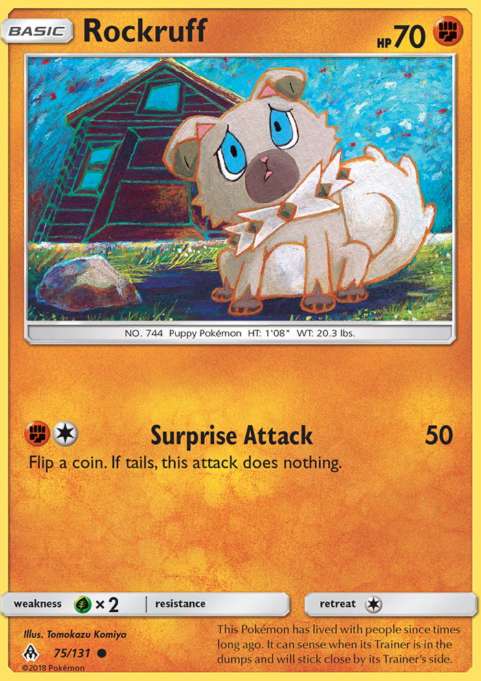 Rockruff Reverse Foil 