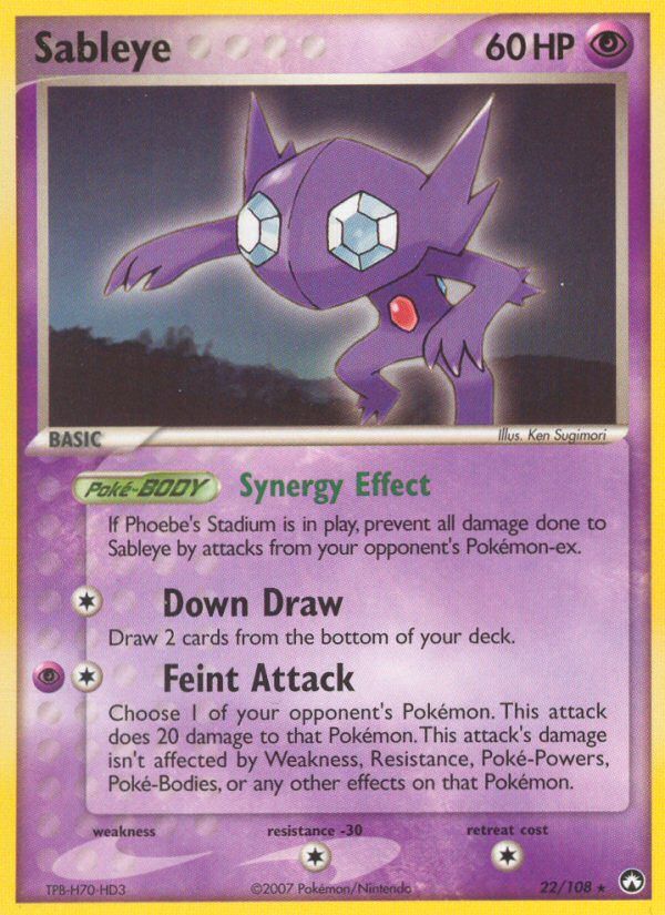 Sableye Reverse Foil 