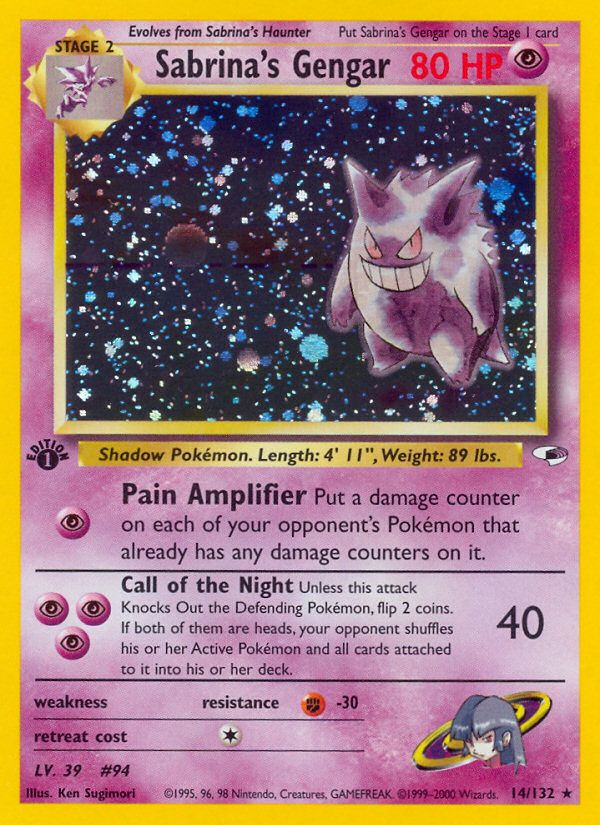 Sabrina's Gengar Holo 