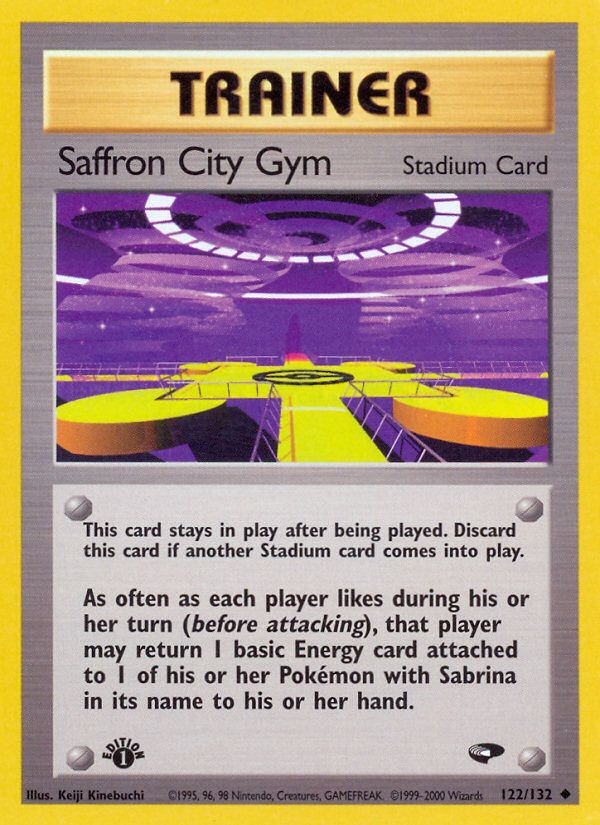 Saffron City Gym 1st Edition 