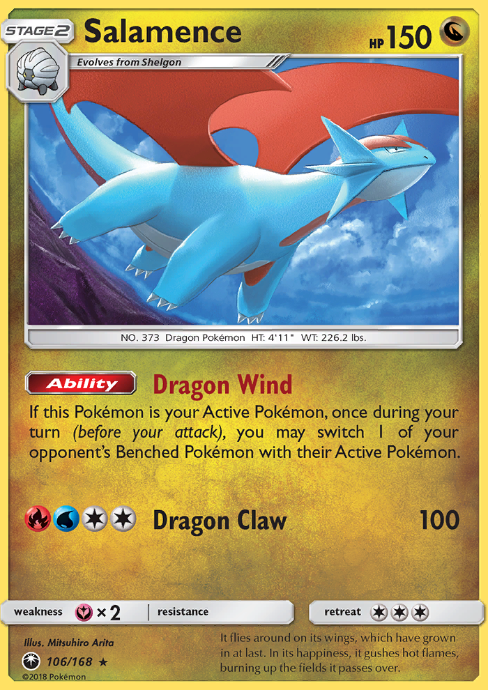 Salamence Reverse Foil 