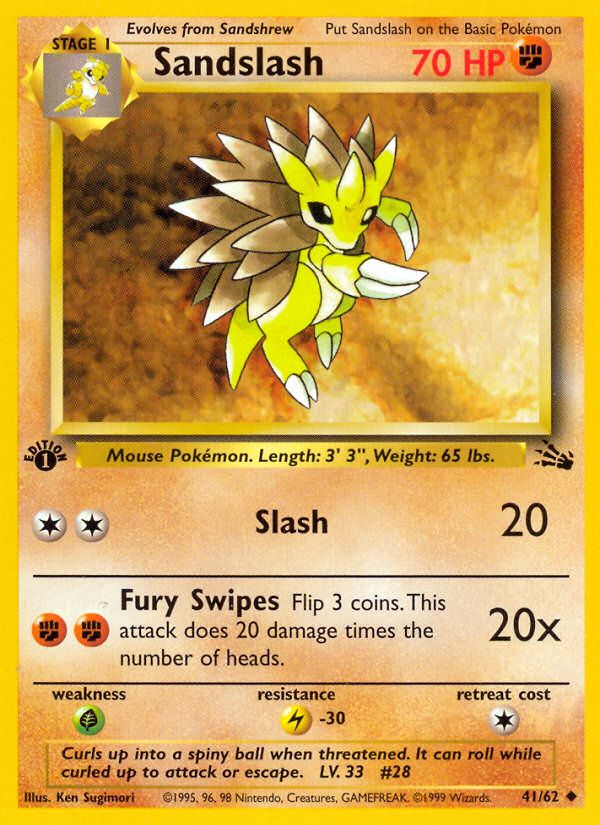 Sandslash 1st Edition 