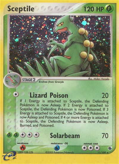 Sceptile Reverse Foil 