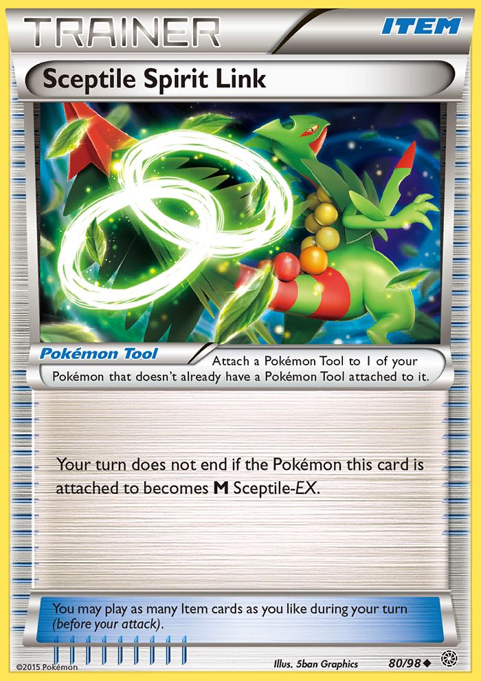 Sceptile Spirit Link Reverse Holo 