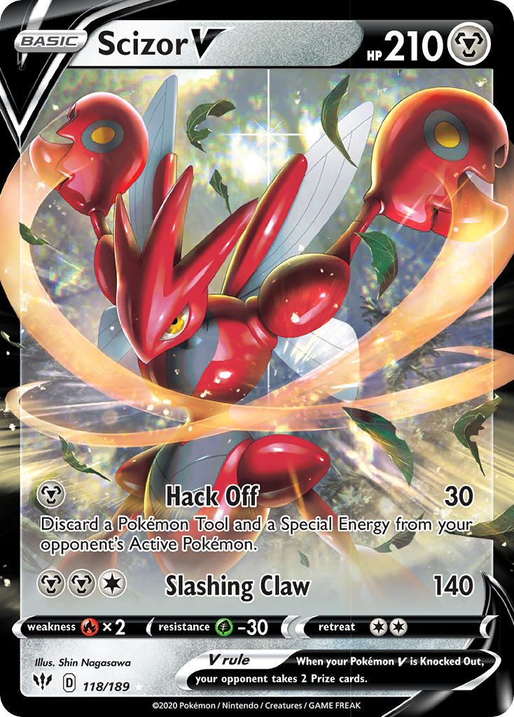 Scizor V Holo