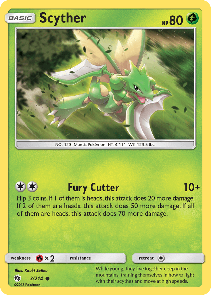 Scyther Reverse Foil 