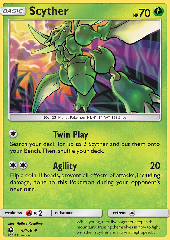 Scyther Reverse Foil 