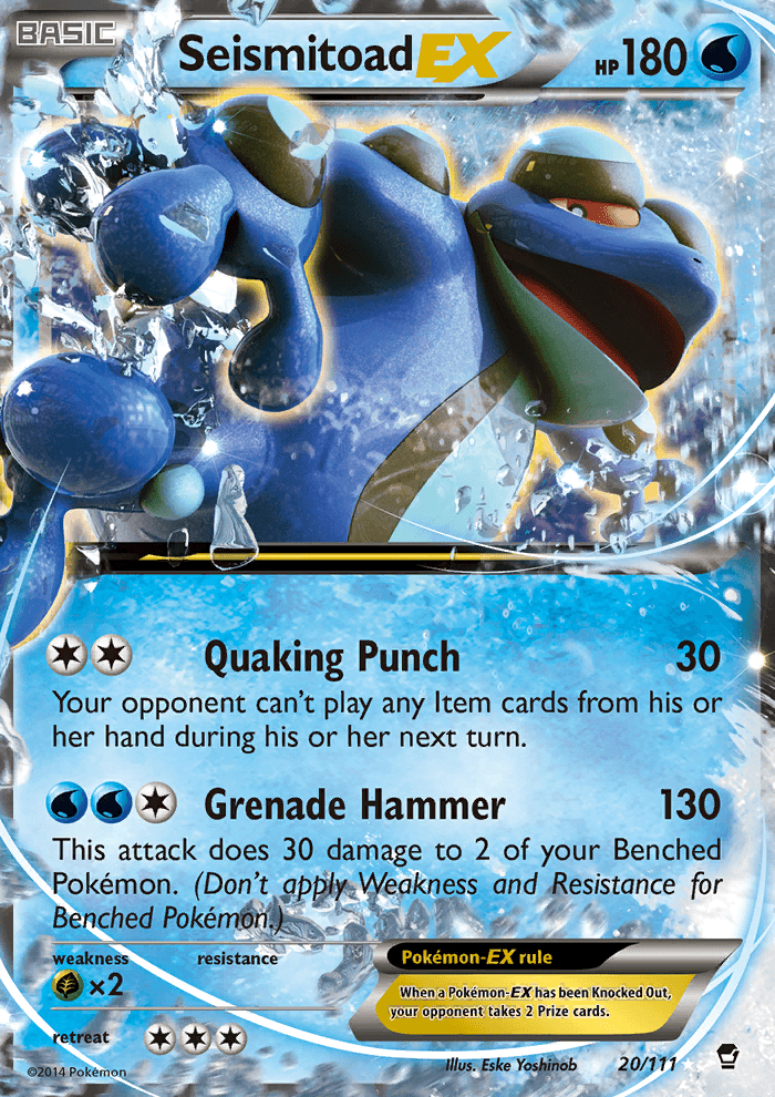 Seismitoad EX Holo