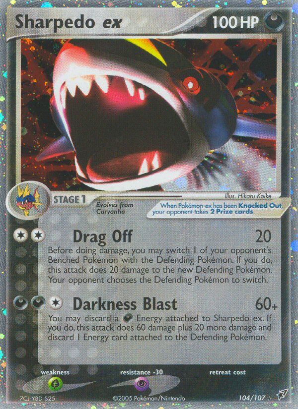 Sharpedo EX Holo