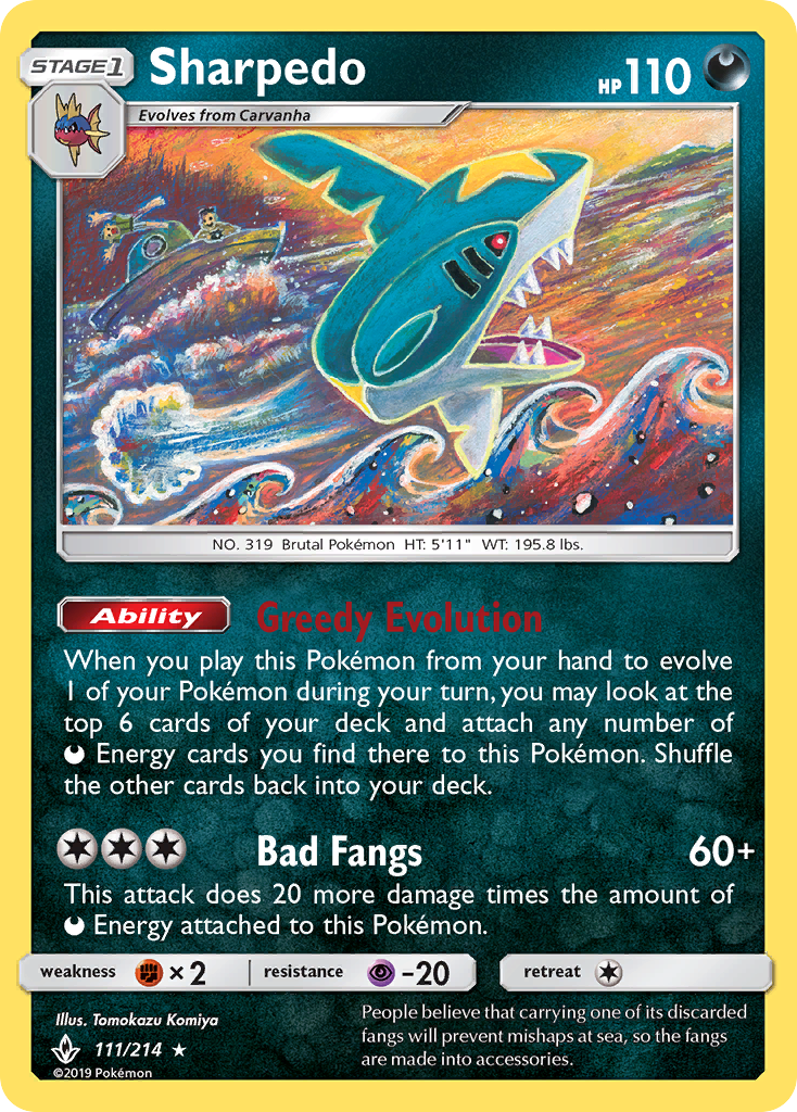 Sharpedo Reverse Foil 