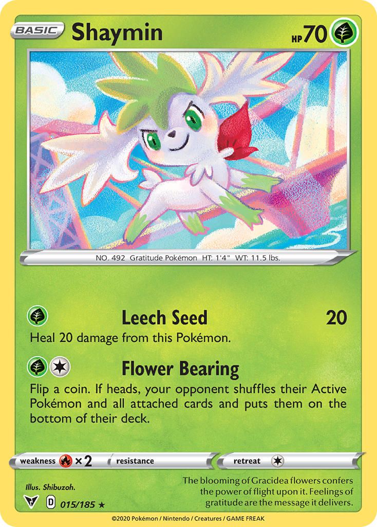 Shaymin 2023 Sword &amp; Shield Knock Out Collection Holo