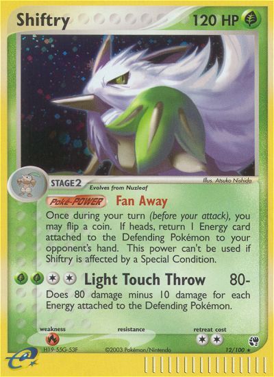 Shiftry Reverse Foil 