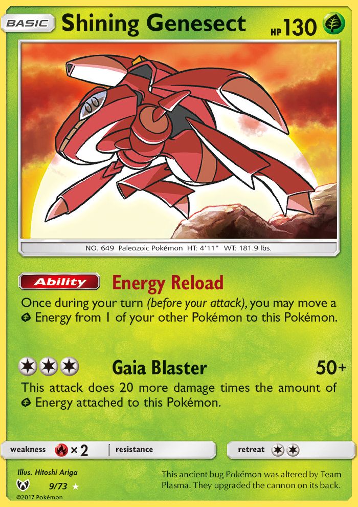 Shining Genesect Holo