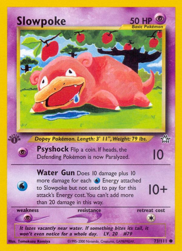 Slowpoke 1st Edition 