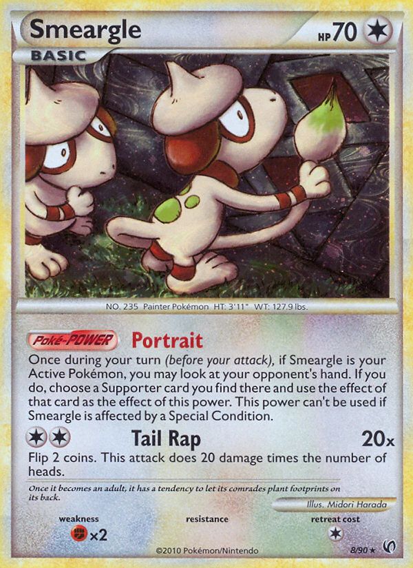 Smeargle Reverse Foil 