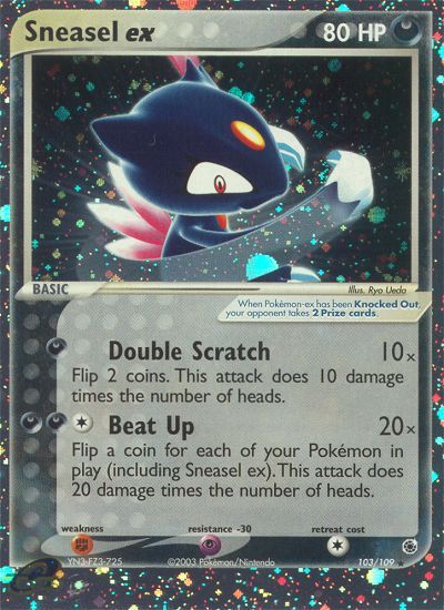 Sneasel EX Holo