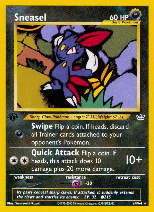 Sneasel 1st Edition 