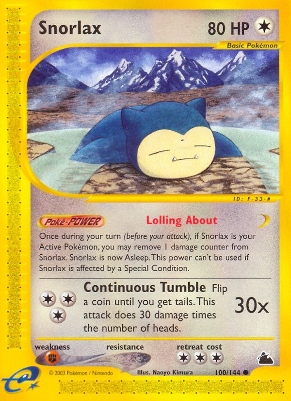 Snorlax Reverse Foil 