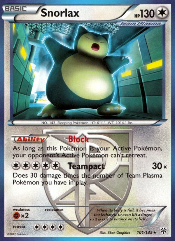 Snorlax Reverse Foil 