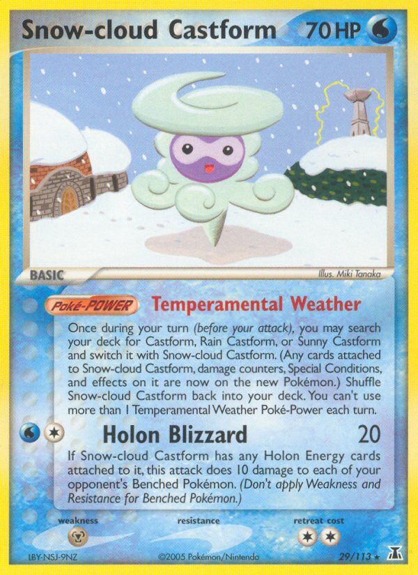 Snow-Cloud Castform Reverse Foil 