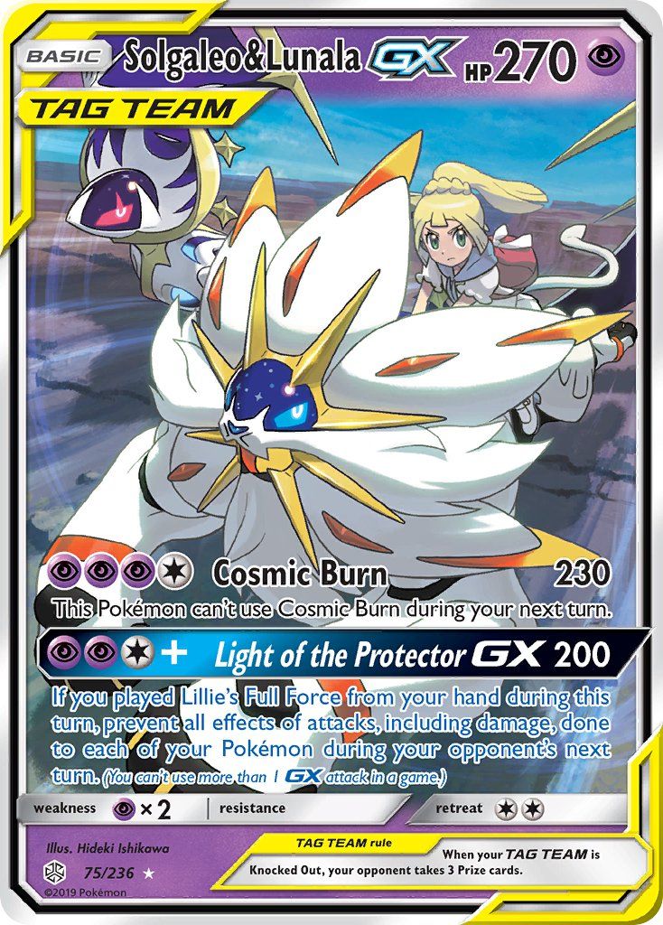 Solgaleo &amp; Lunala GX 