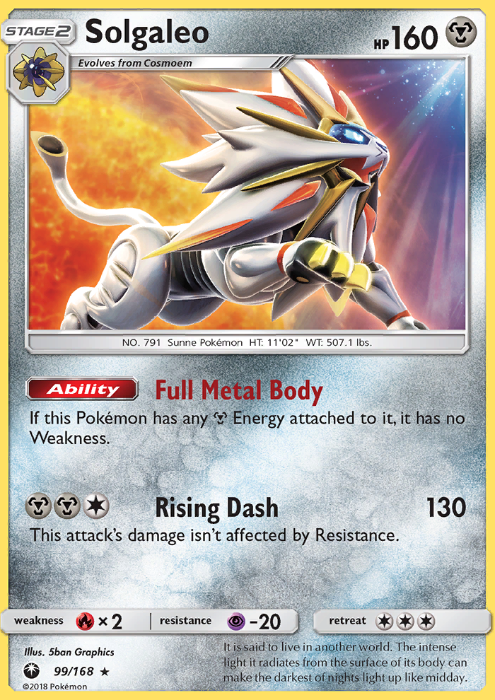 Solgaleo Reverse Foil 