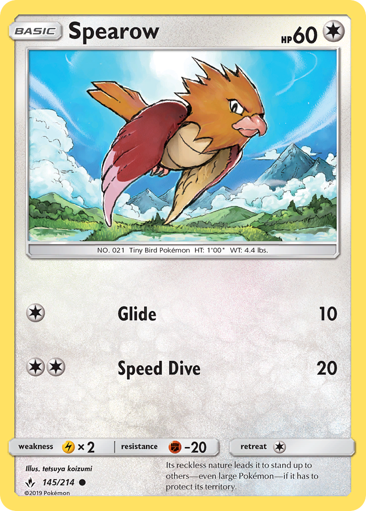 Spearow Reverse Foil 